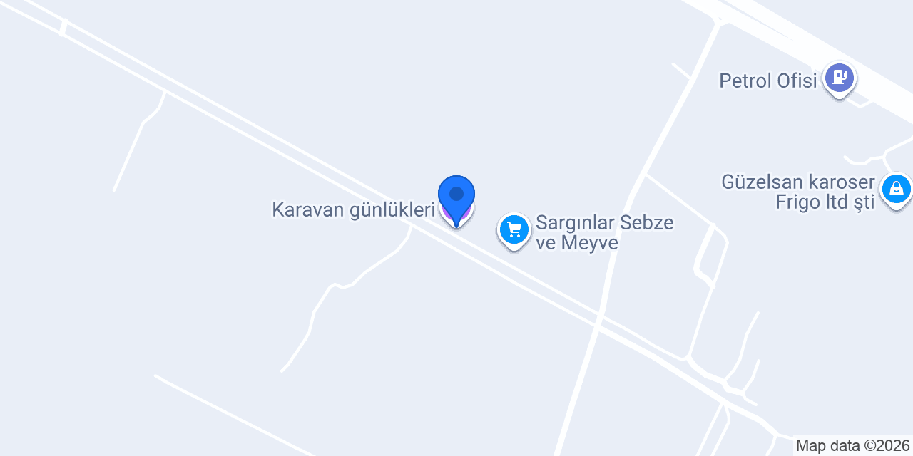 Karavan günlükleri konumu