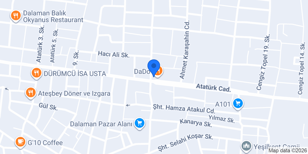 Melek Mefruşat konumu