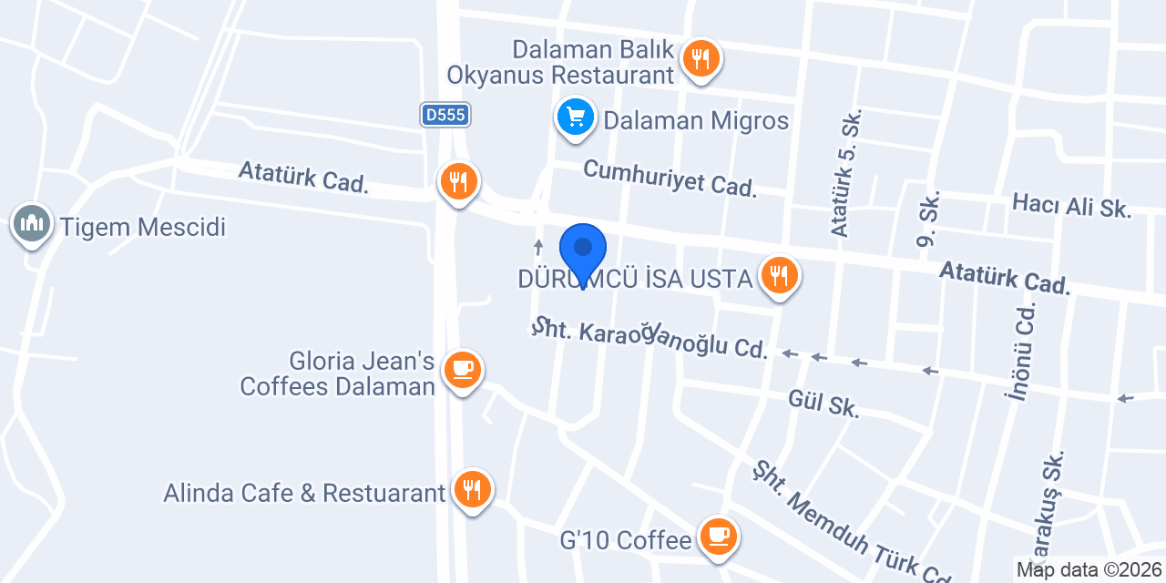 Güneş ve Ay Özel Öğretim Kursu konumu