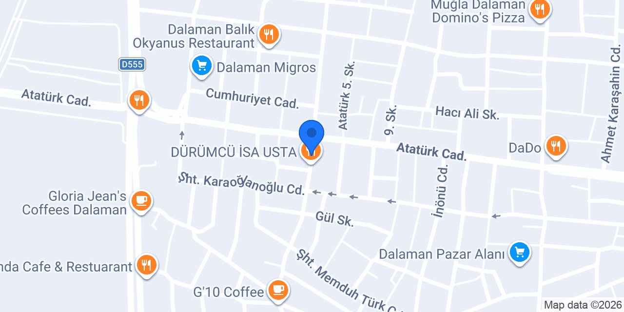 ARABACI RENT A CAR konumu