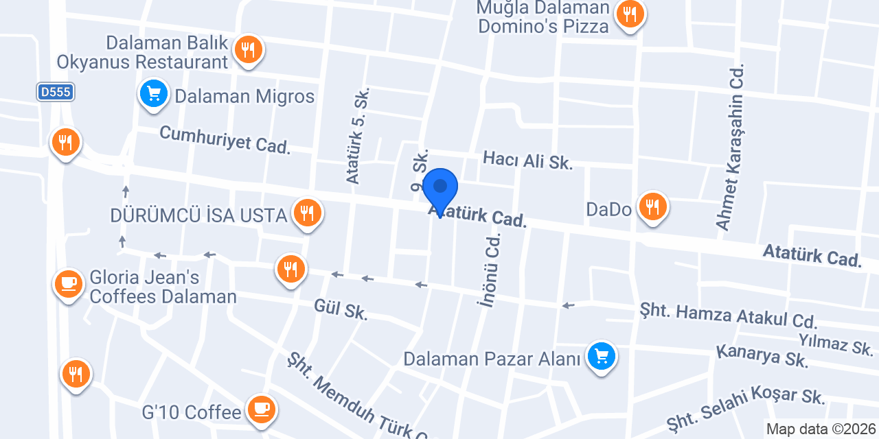 CARİA DESİGN OFFİCE DALAMAN konumu