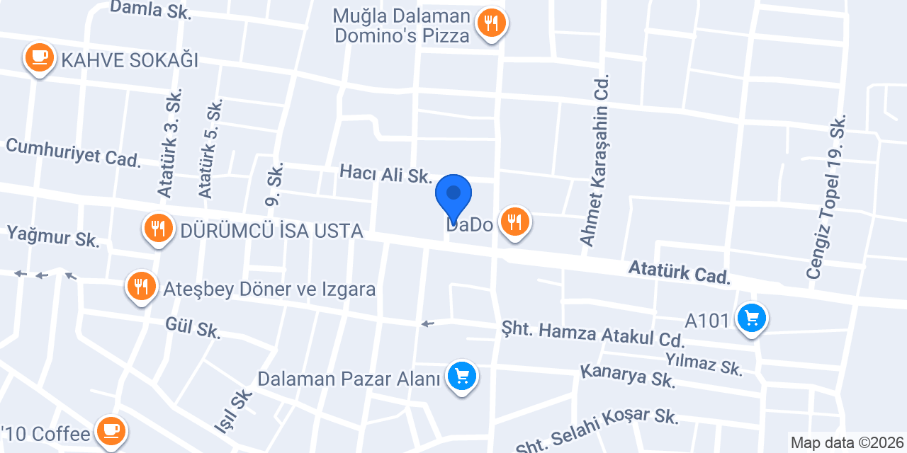 Önder Erkek Kuaförü konumu