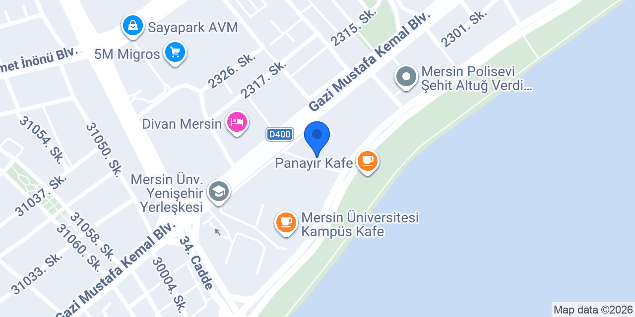 Mersin Üniversitesi Döner Sermaye İşletme Müdürlüğü konumu