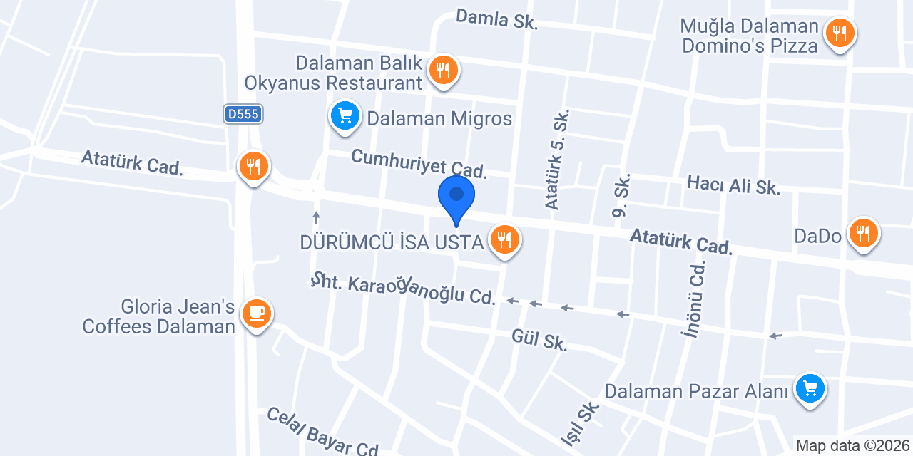 Seçil aksesuar konumu
