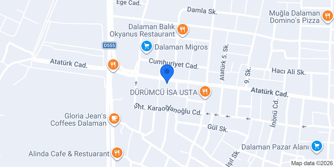 Dalaman Noterliği konumu
