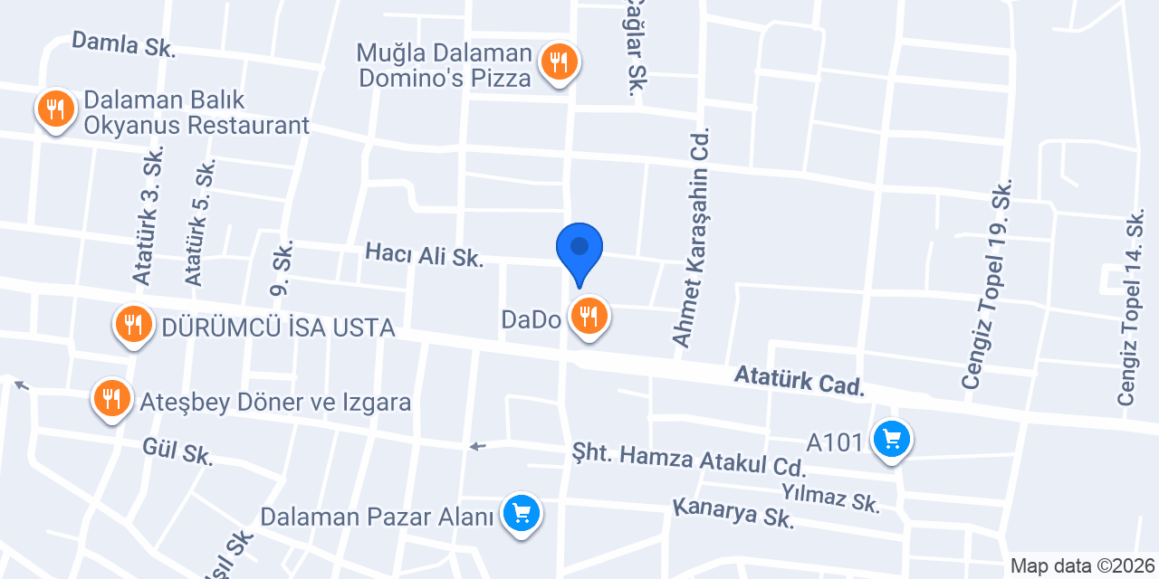 Dalgıç Otomotiv konumu