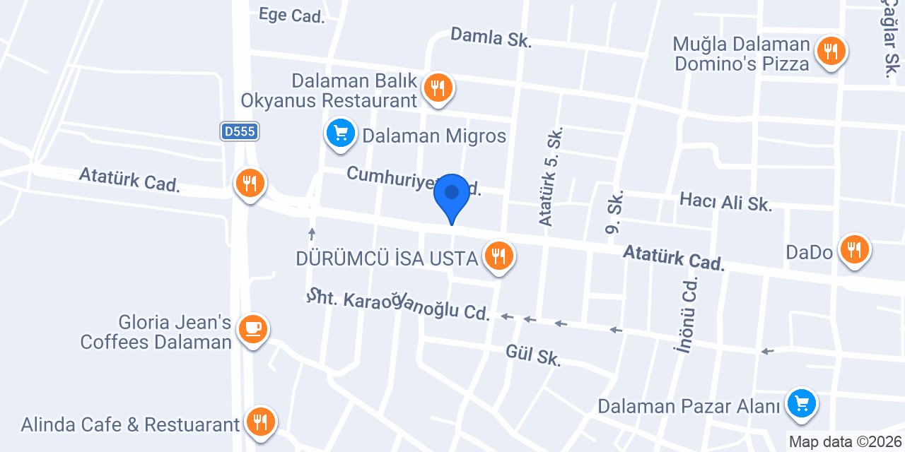 Diş Hekimi İlayda Kurban Gürsel konumu