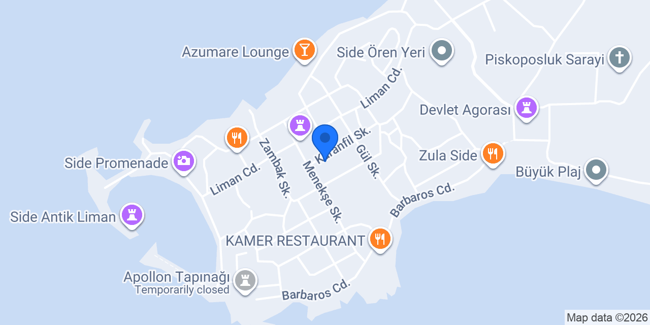GÜVEN OTEL RESTAURANT konumu
