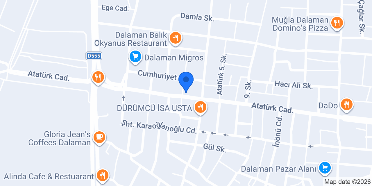 Kayalılar Beton konumu