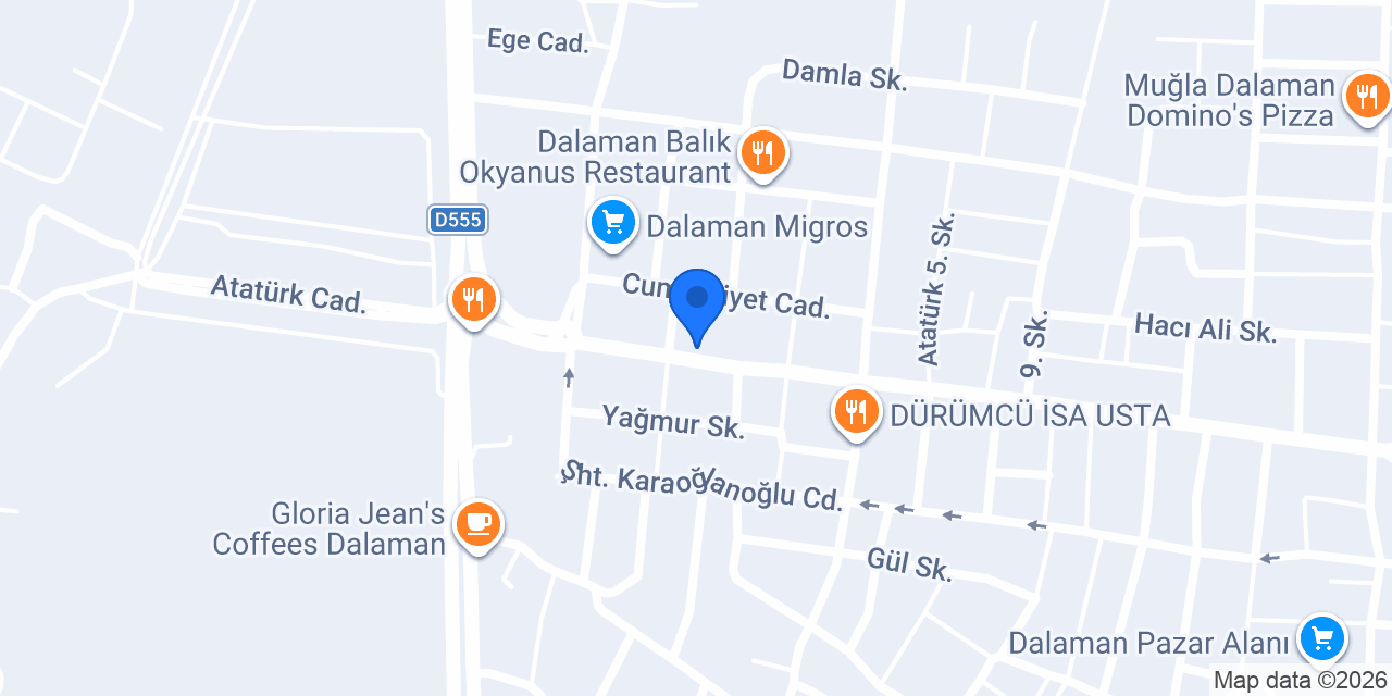 Avukat Tuğçe Nur ŞANLI KEMALOĞLU konumu