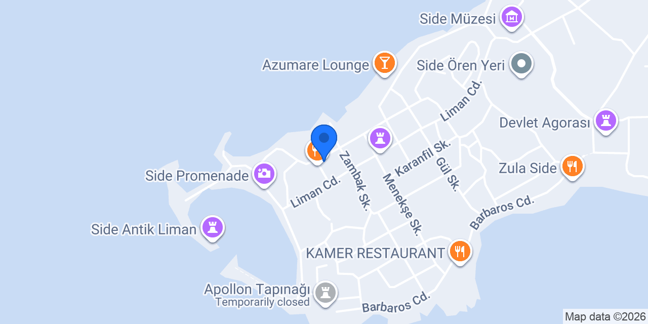 Dalia Restaurant konumu
