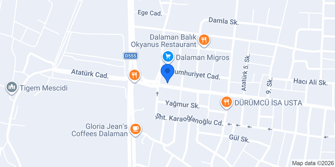 Dalaman Turkish Villas konumu
