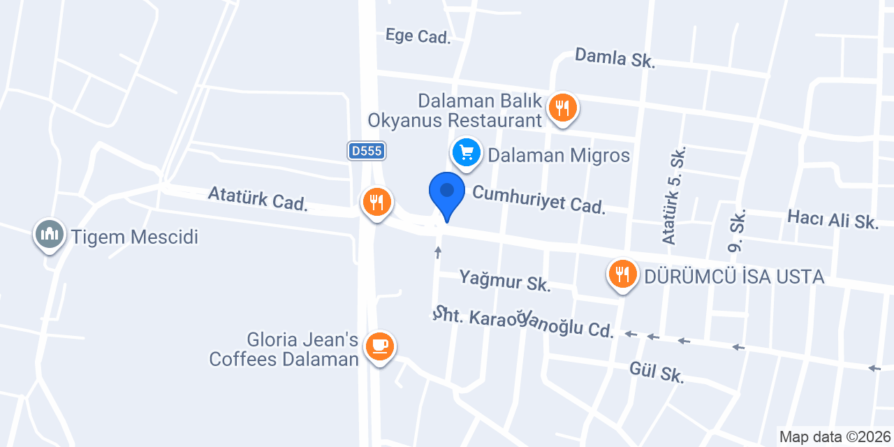 Altaş Emlak Dalaman konumu
