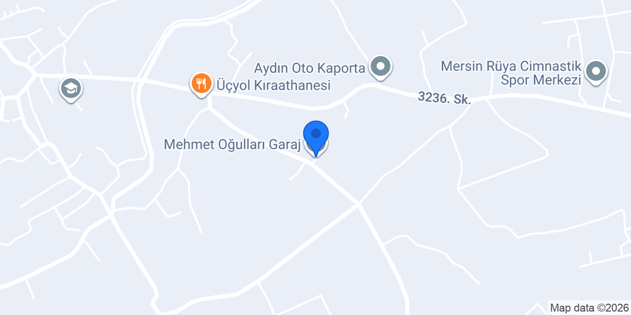 Mehmet Oğulları Garaj konumu