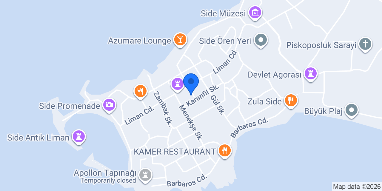 Boheme Cafe Restaurant konumu