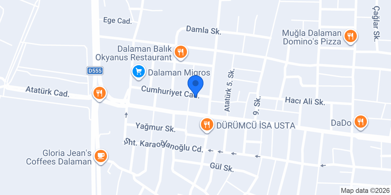 REALTY-TR DALAMAN konumu