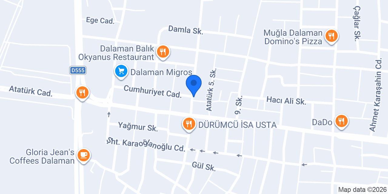 Dürümport Dalaman konumu
