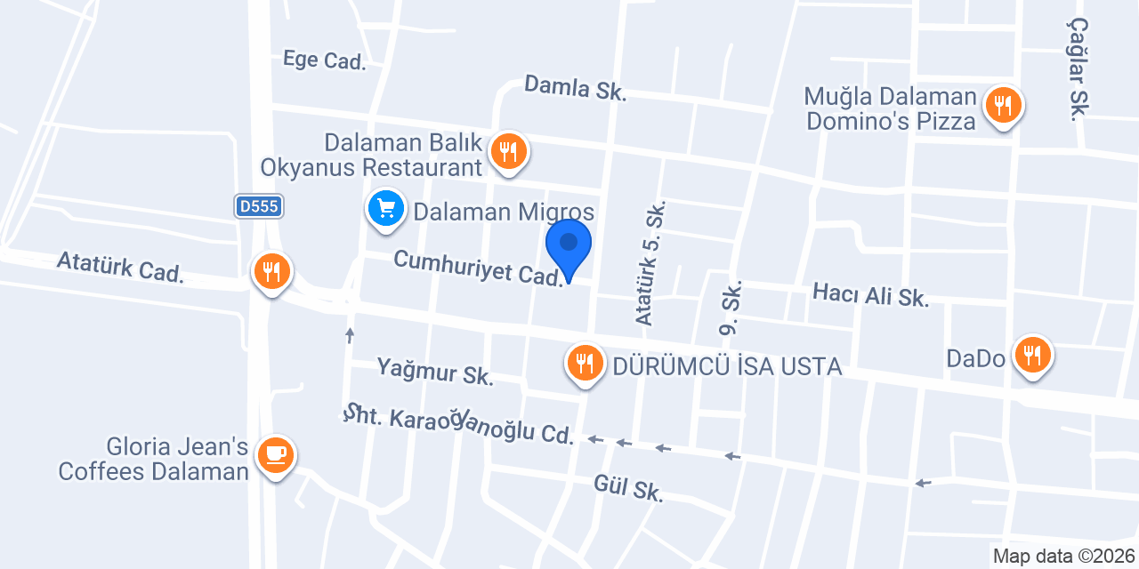 Panko Kitchen Dalaman konumu