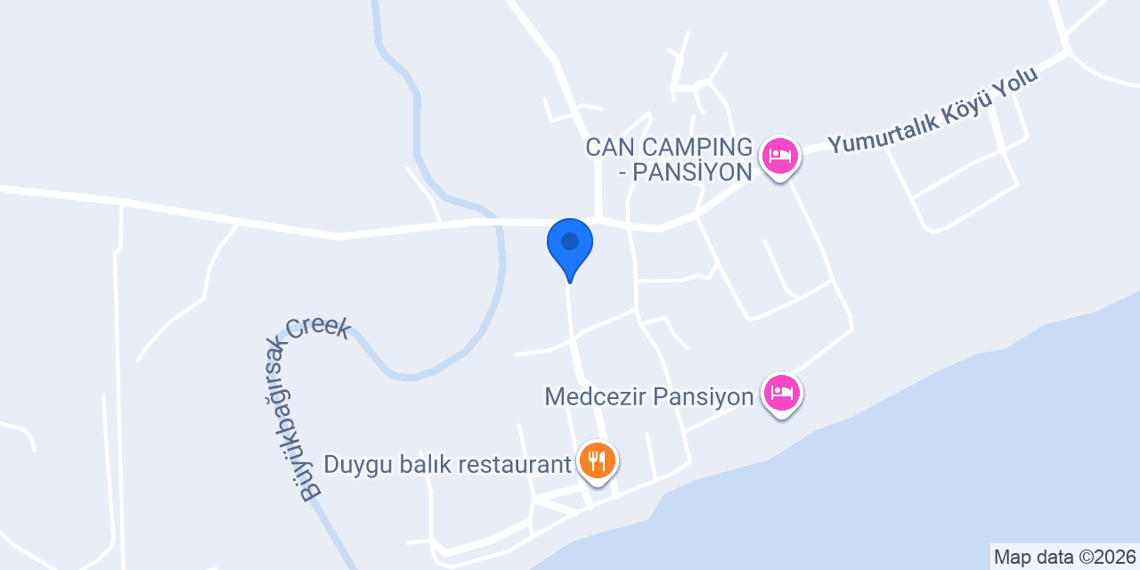 Kelebek Vadisi Kamp Alanı konumu