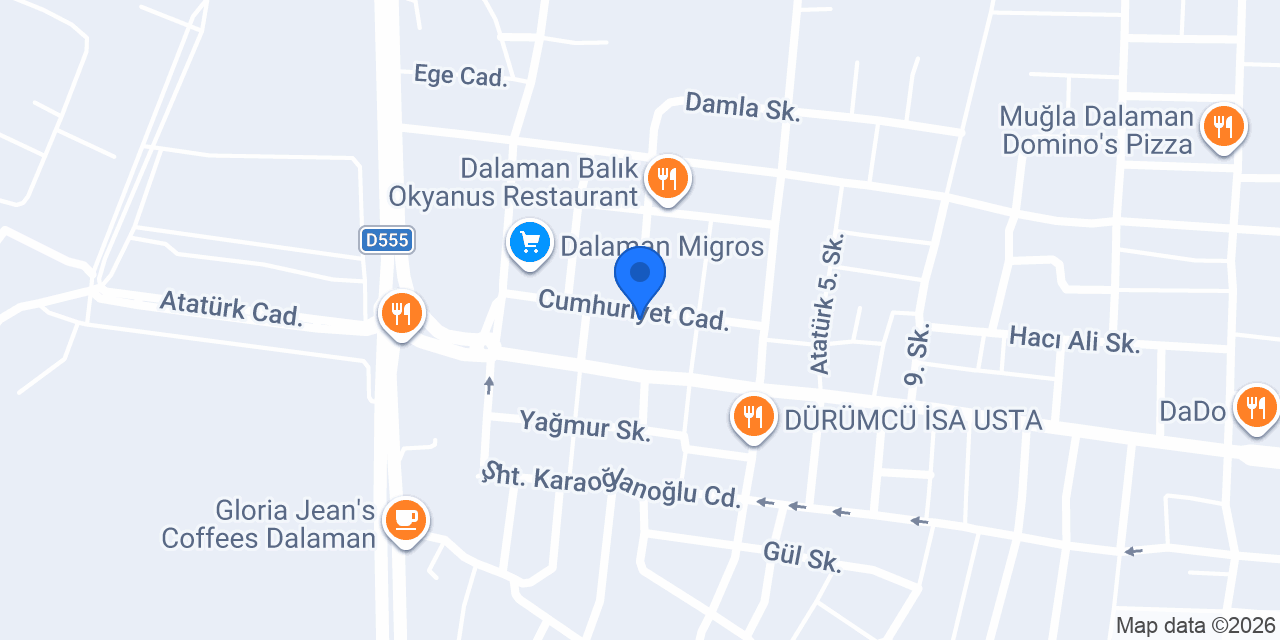 NEFİS kokoreç Dalaman konumu