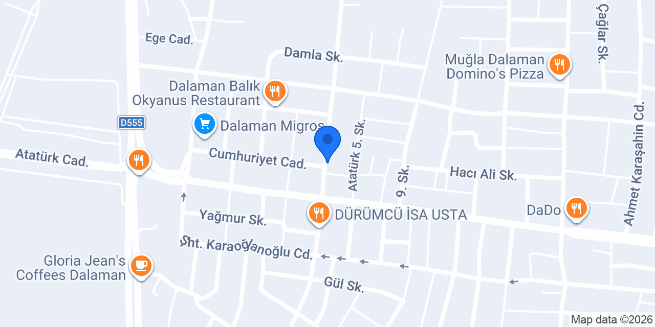 Cajun Corner Dalaman konumu
