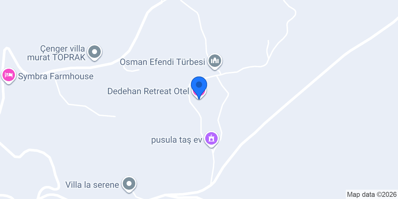 Dedehan Retreat Otel konumu