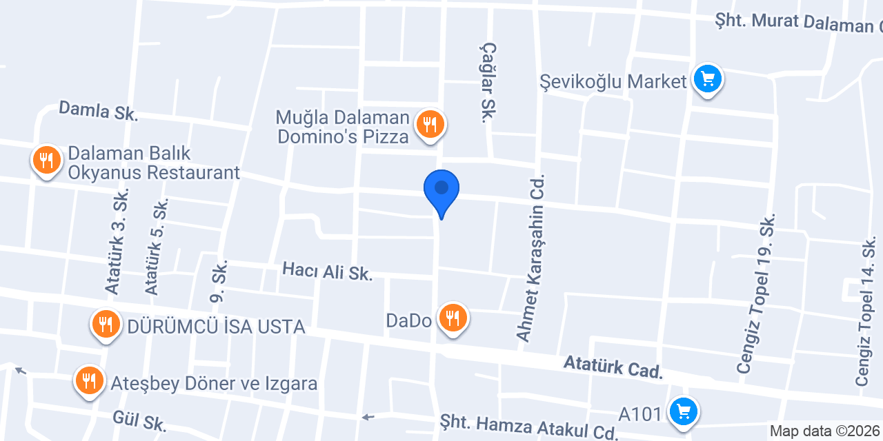 Saray kasap konumu