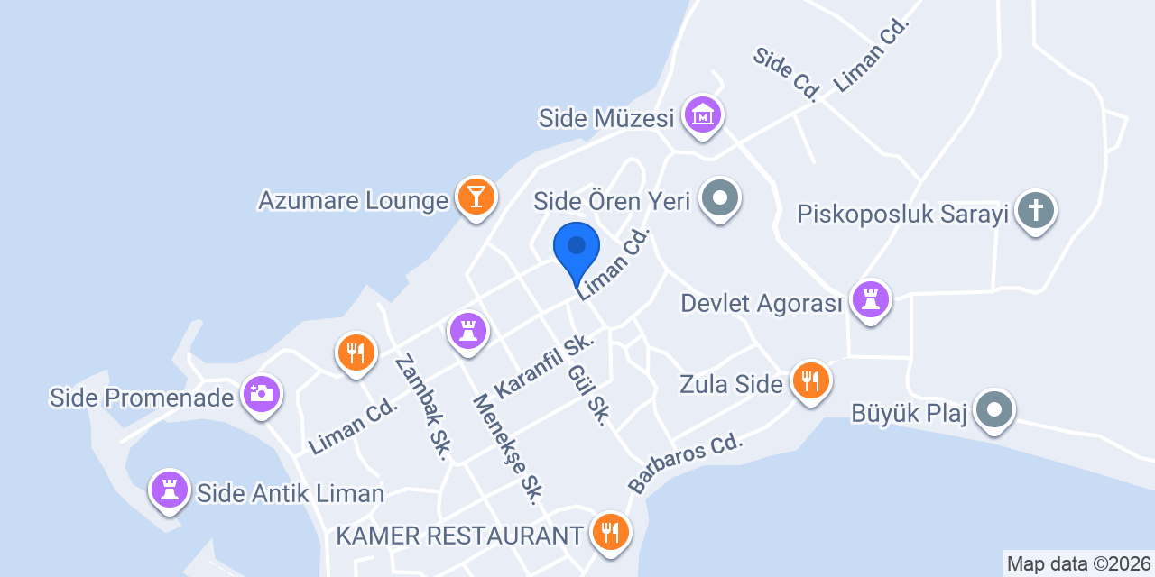 Bademaltı Bistro konumu