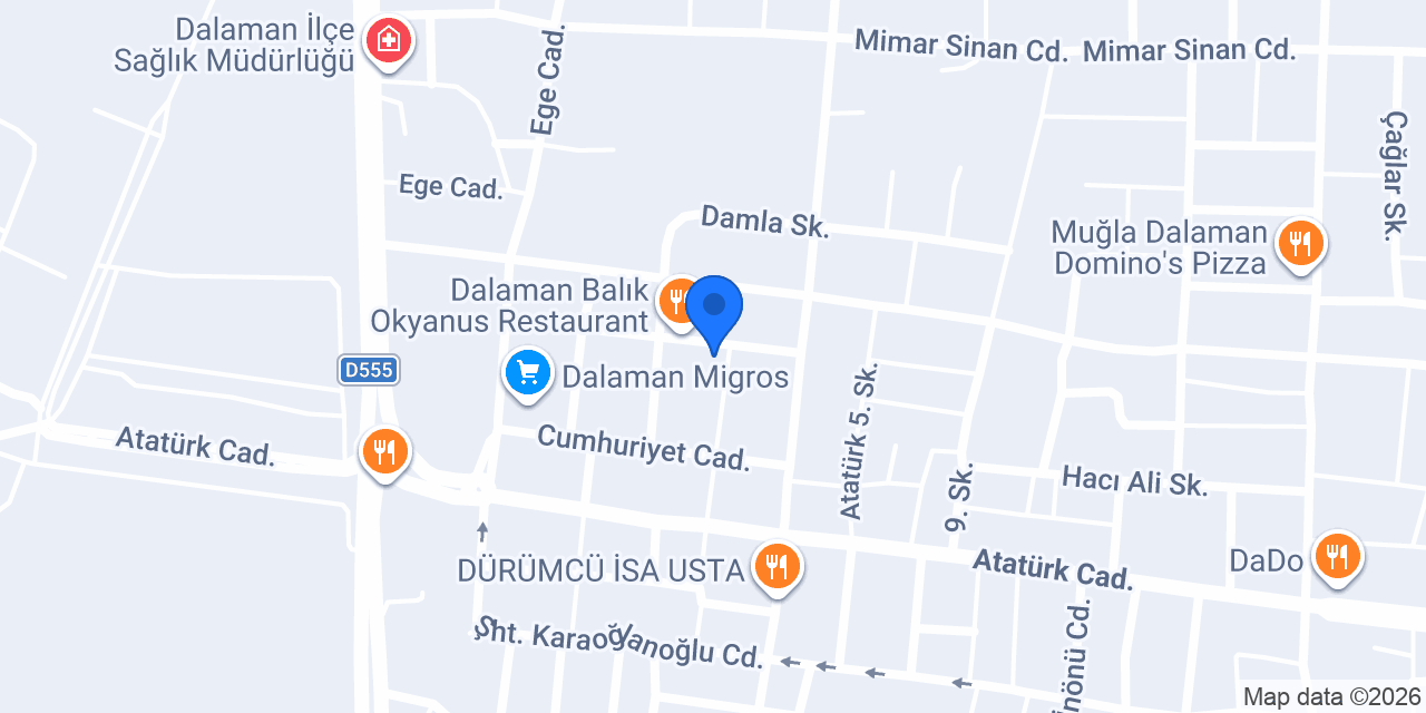 Gülru Butik konumu