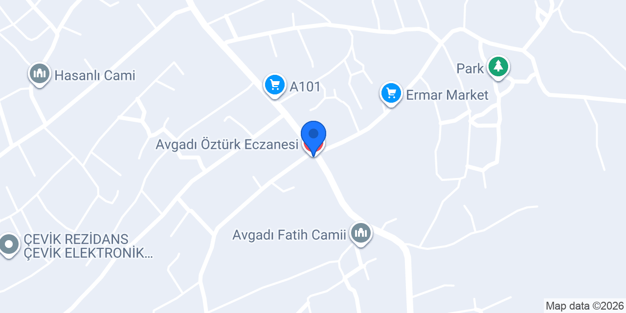 Avgadı Öztürk Eczanesi konumu