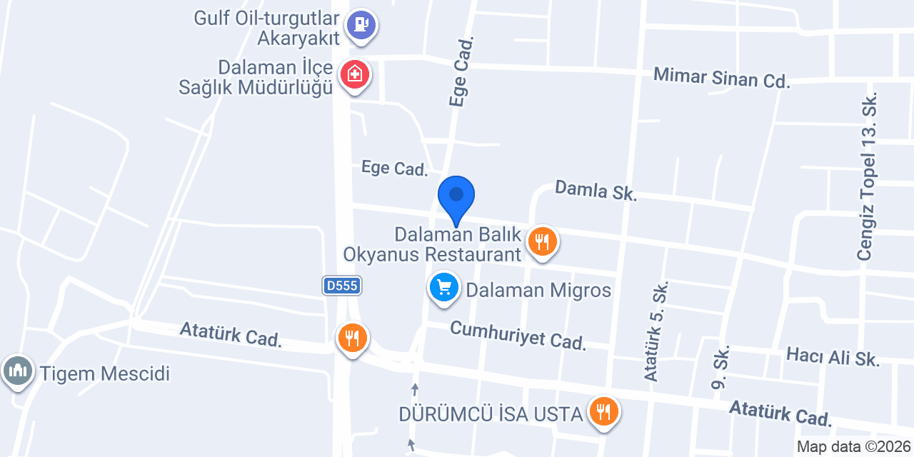 Diyetisyen Dudu Nur Karataş konumu
