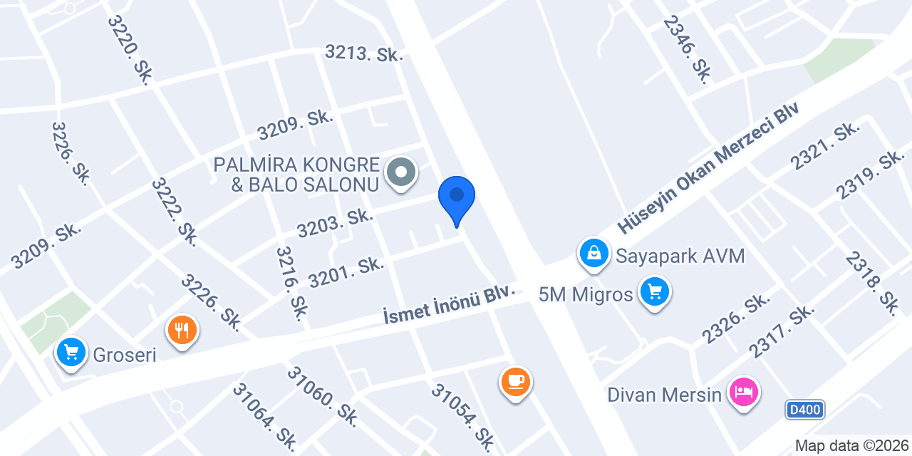 Şendur Market konumu
