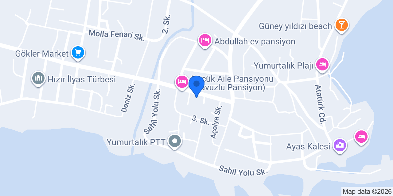 Denizhan Günübirlik Ev konumu