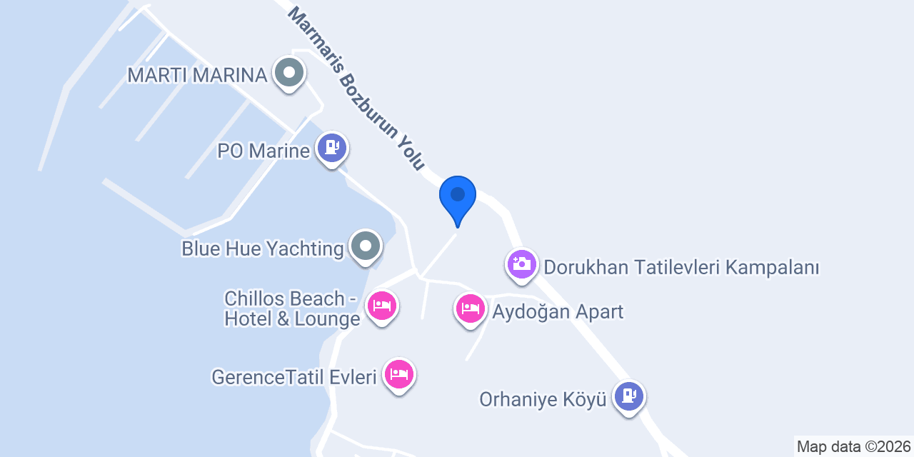 Teras Orhaniye konumu