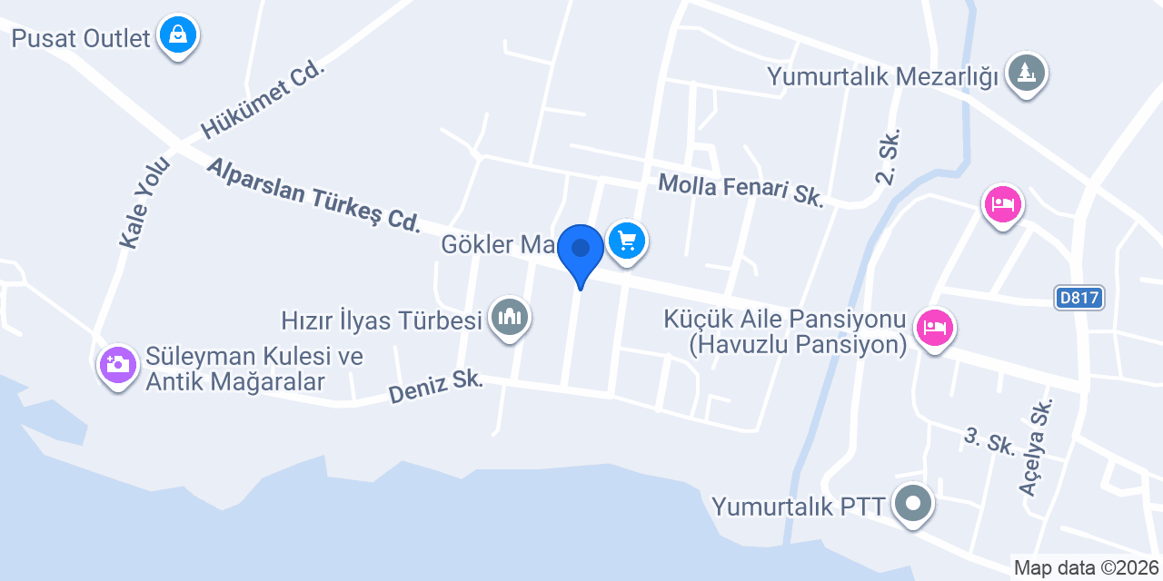 Yaylagülü Aile Pansiyonu konumu
