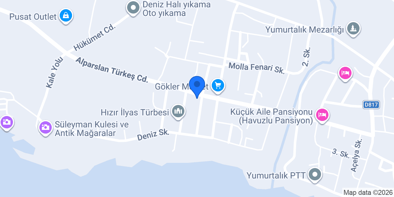 Mamuk pansiyon konumu
