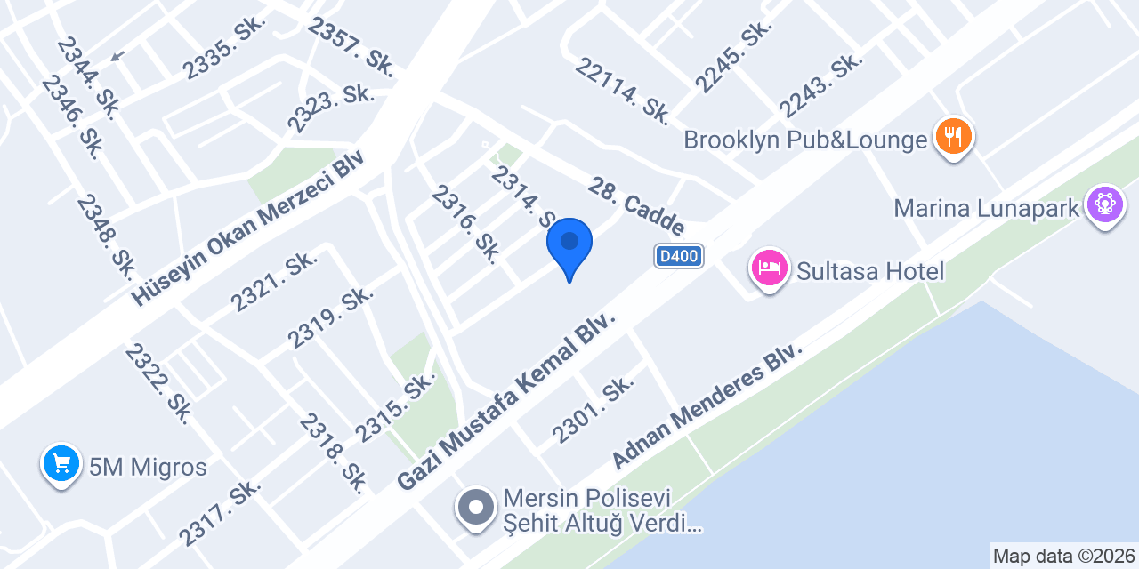 Mersin tez Elektrik konumu