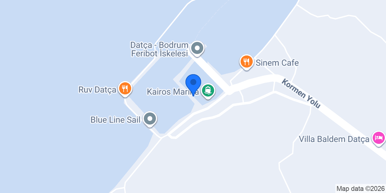 Atelier Datça konumu