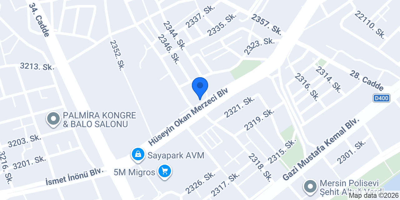 Mersin Yıldız Koleji konumu