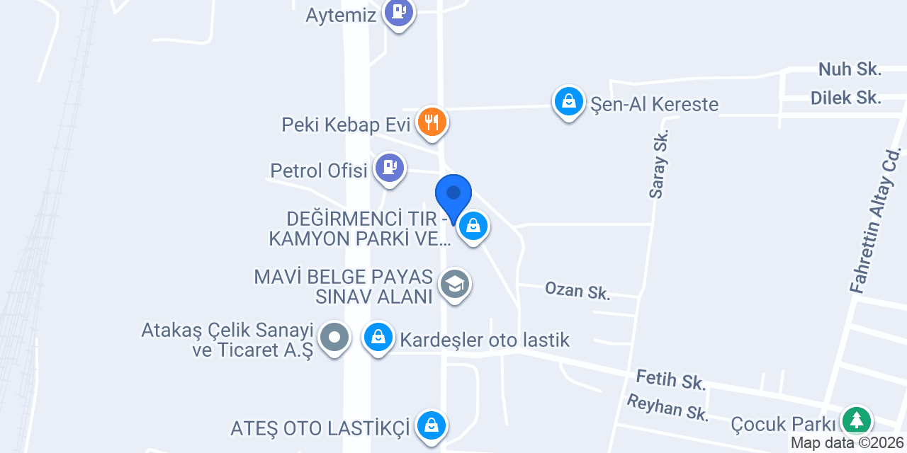 ÖZBE TEKNİK konumu