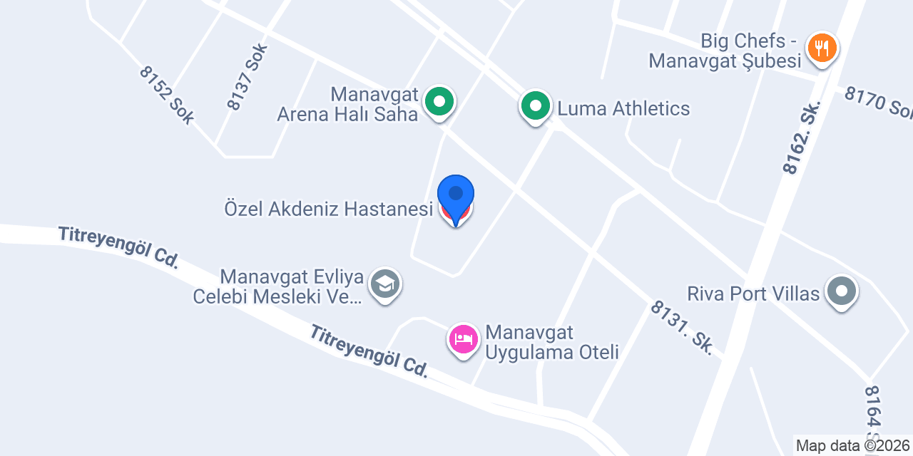Özel Akdeniz Hastanesi konumu