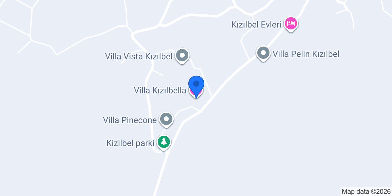 Villa Kızılbella konumu