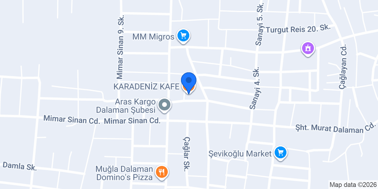 KARADENİZ KAFE konumu
