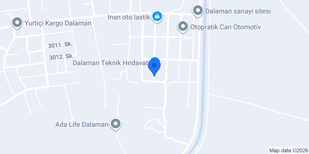 Dalaman Oto Klima konumu