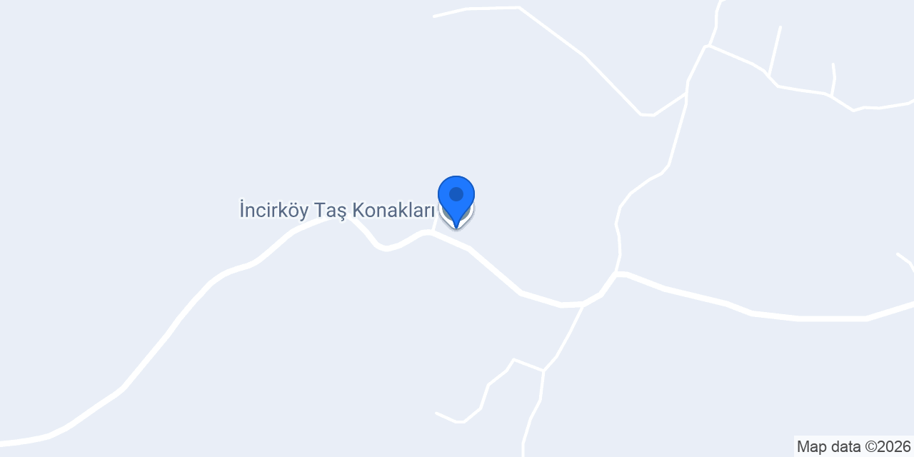 İncirköy Taş Konakları konumu