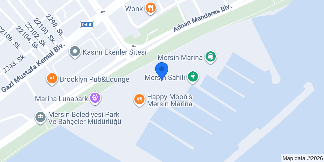Kuee Kitchen Marina AVM konumu