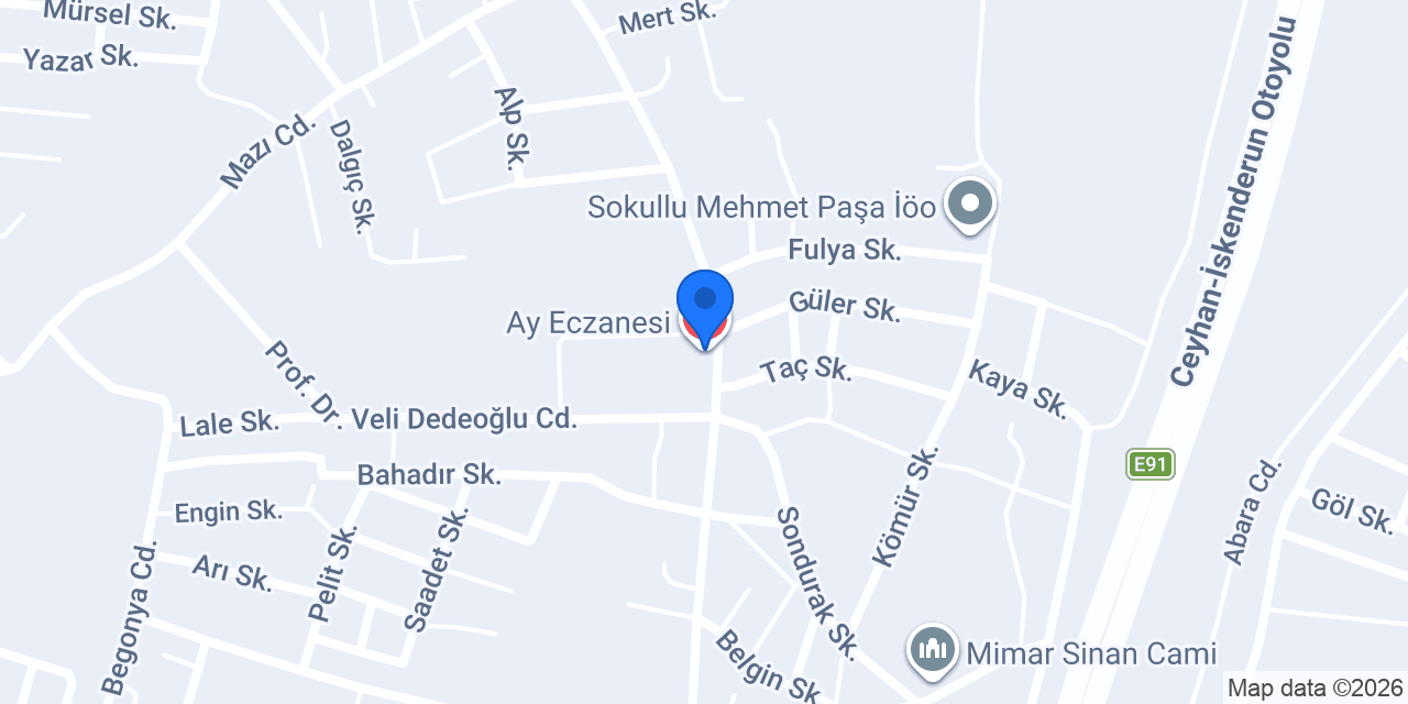Ay Eczanesi konumu