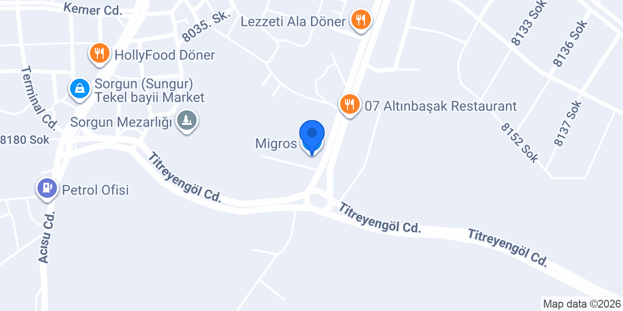 Migros konumu