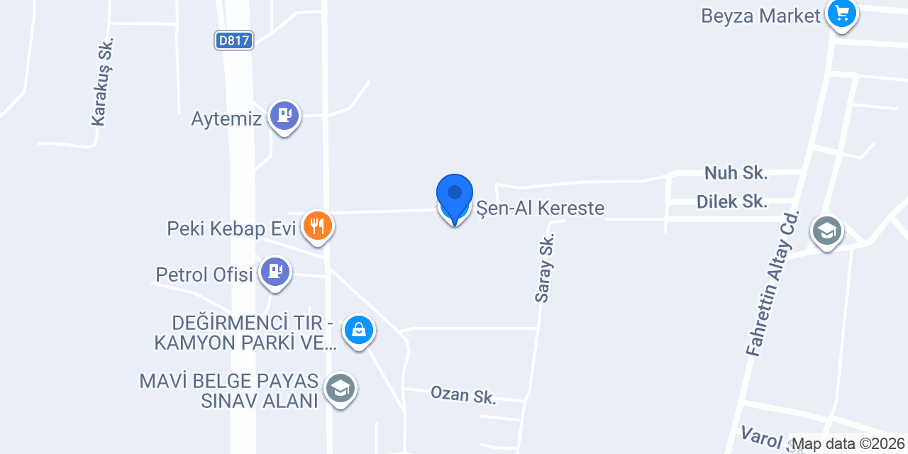 Şen-Al Kereste konumu