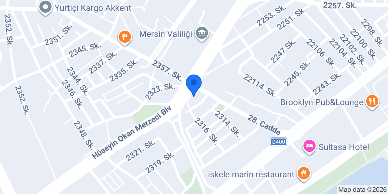 Mersin Kombi Servisi konumu